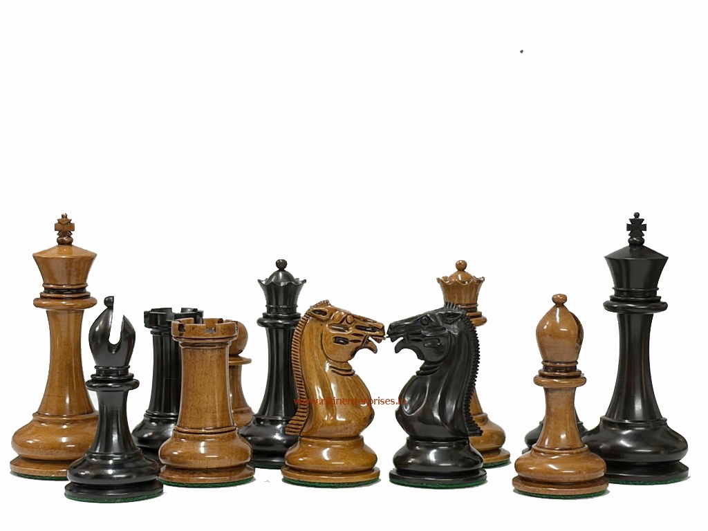 K0044- Morphy Cooke Reproduced 1849-50 Distressed Chess pieces - Image 4