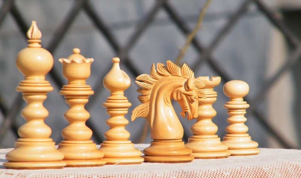 Shop for St. Petersburg Luxury Artisan Chess Set with Wooden Board.