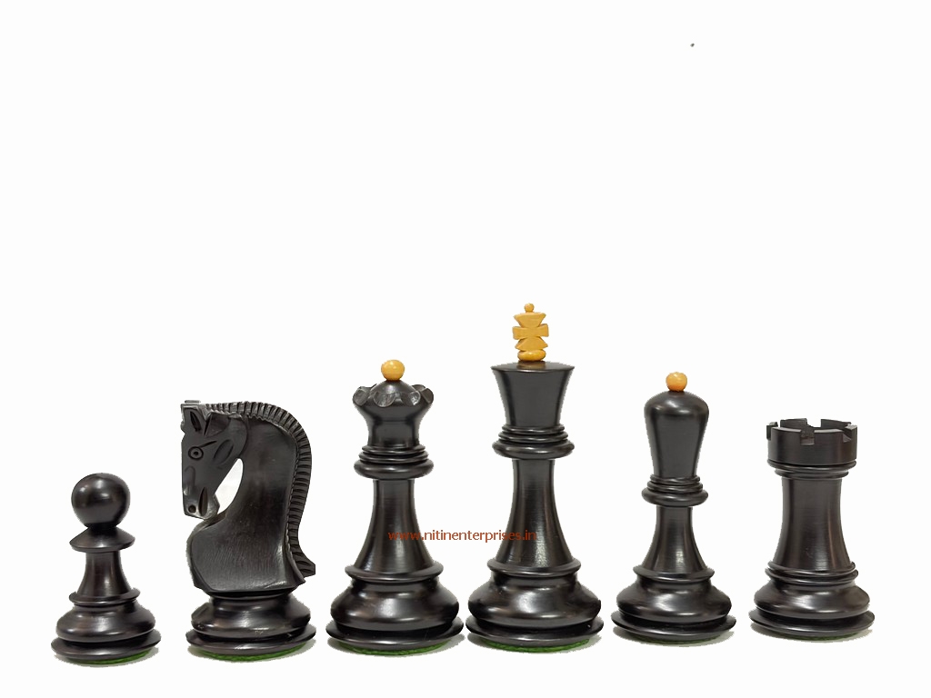 K007-Russian zebra Chess pieces - Image 2