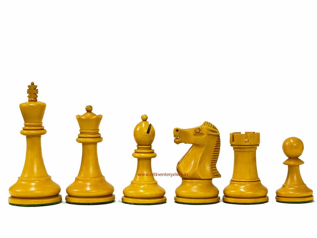K0010 - 1972 Championship Fischer Spassky Antiqued Chess Pieces - Image 3