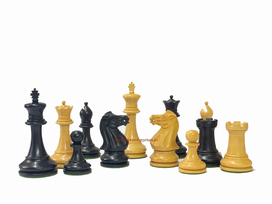 KE09 - Old English Elite chess pieces 3.5"